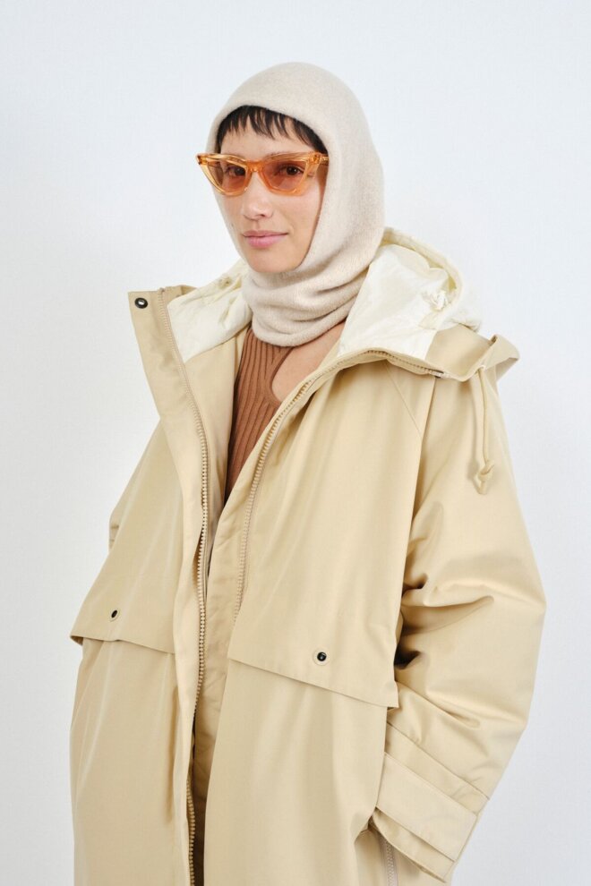 JACKE MONTEBELLO COAT SAND