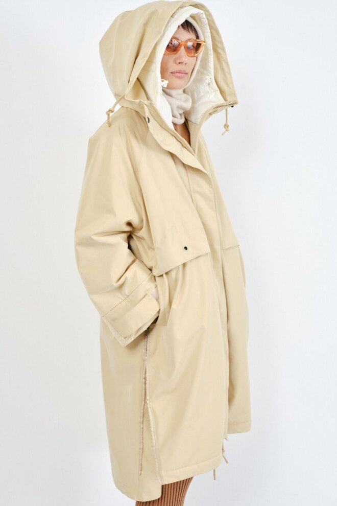 JACKE MONTEBELLO COAT SAND