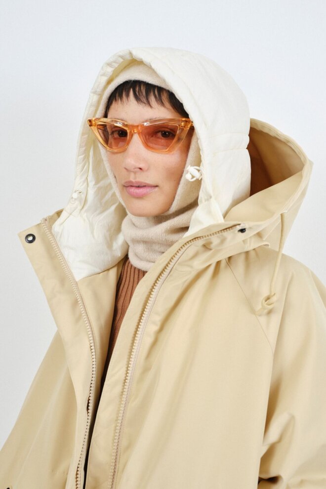 JACKE MONTEBELLO COAT SAND