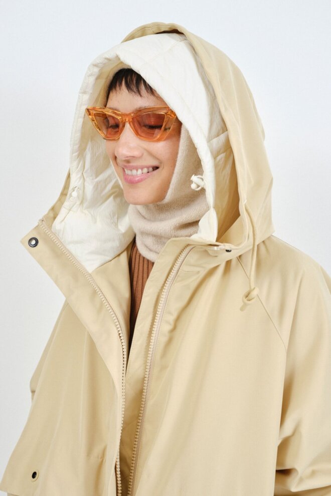 JACKE MONTEBELLO COAT SAND