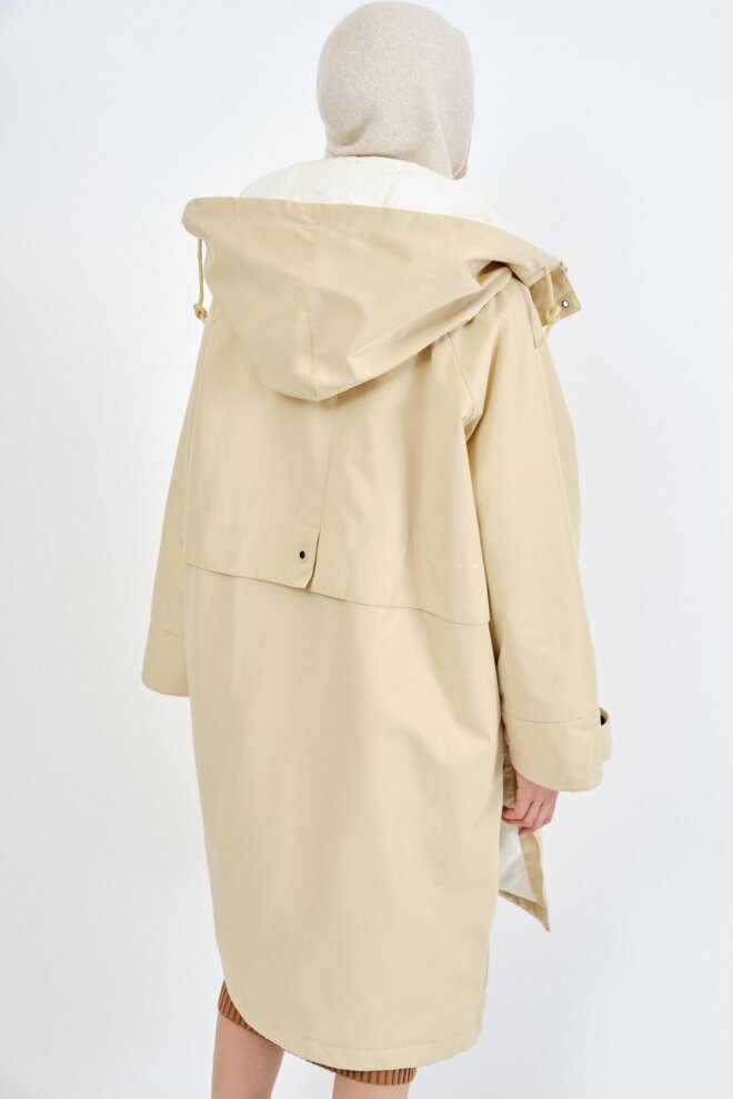 JACKE MONTEBELLO COAT SAND