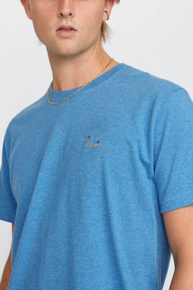 SHIRT 1364 NUD BLUE MELANGE