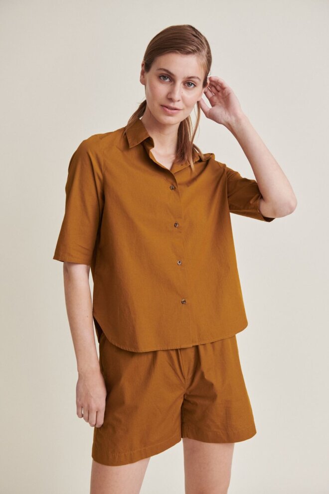 BLUSE SILJE SS SHIRT TAPENADE