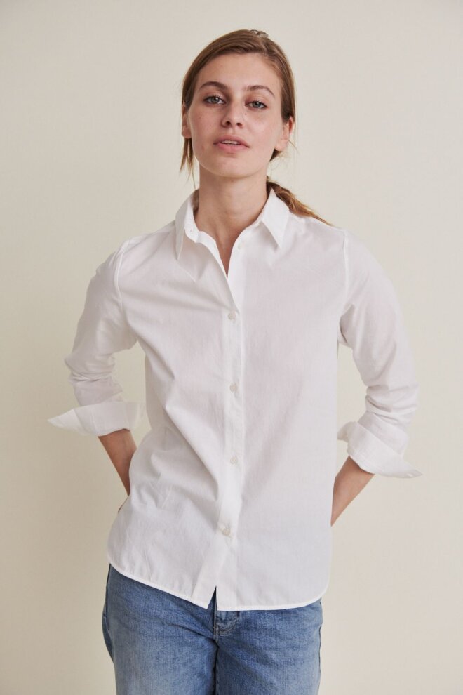 BLUSE VILDE CLASSIC SHIRT BRIGHT WIDE