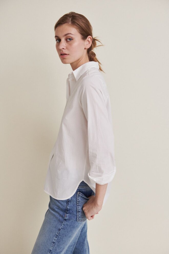 BLUSE VILDE CLASSIC SHIRT BRIGHT WIDE