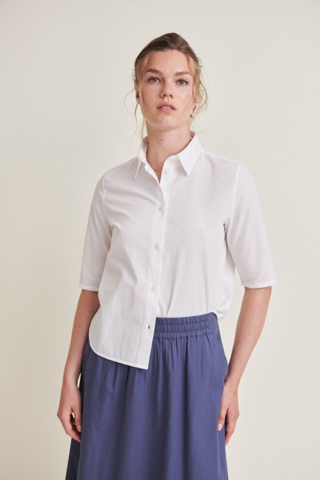 BLUSE SILJE SS SHIRT BRIGHT WHITE