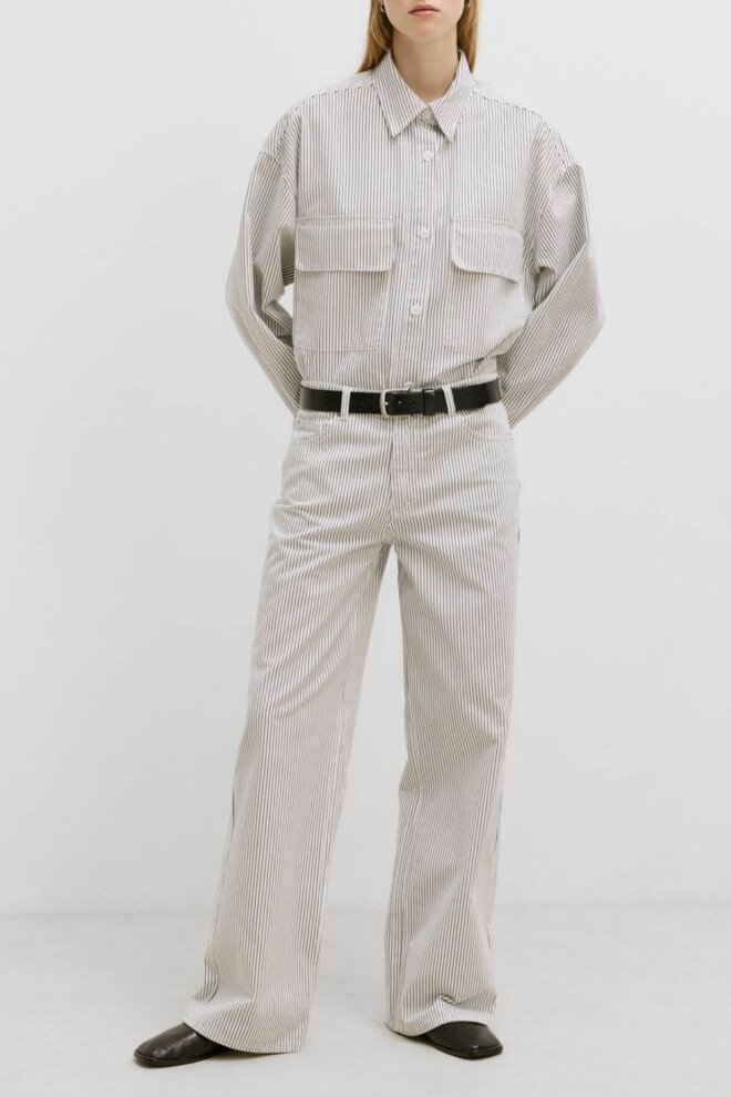 HOSE LIV JEANS EXTRA LONG DARK BLUE PINS