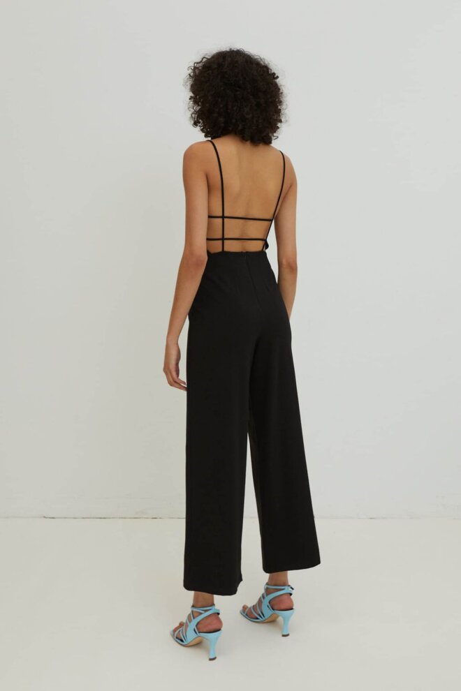 OVERALL NOOR JUMPSUIT GOTS BLACK