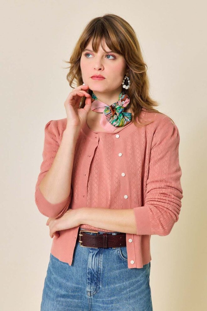 STRICKWESTE J4111 ANGELINA MACARON