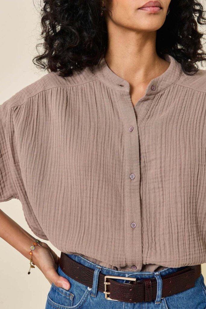 BLUSE F4573 POEMA E24 LATTE