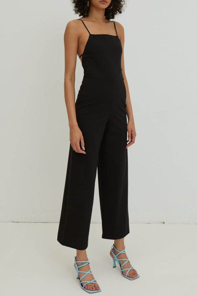 OVERALL NOOR JUMPSUIT GOTS BLACK