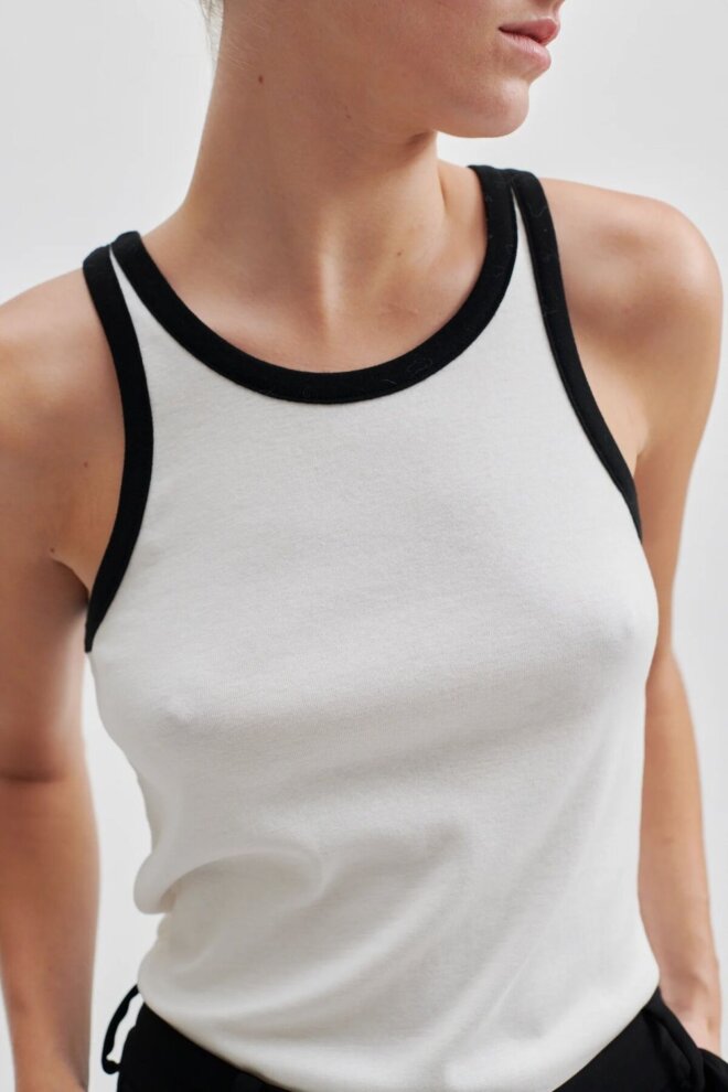 SHIRT ELVILDA TANK TOP WHITE