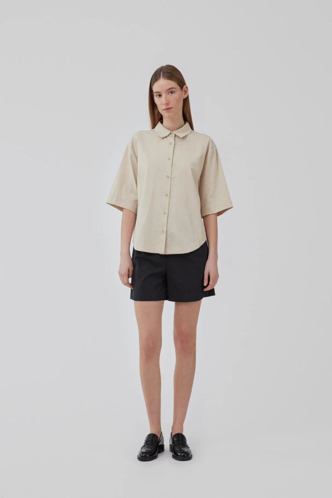 BLUSE CYDNEYMD SS SHIRT SUMMER SAND