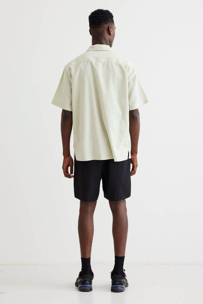 HEMD WBBANKS LINEN MINT GREEN