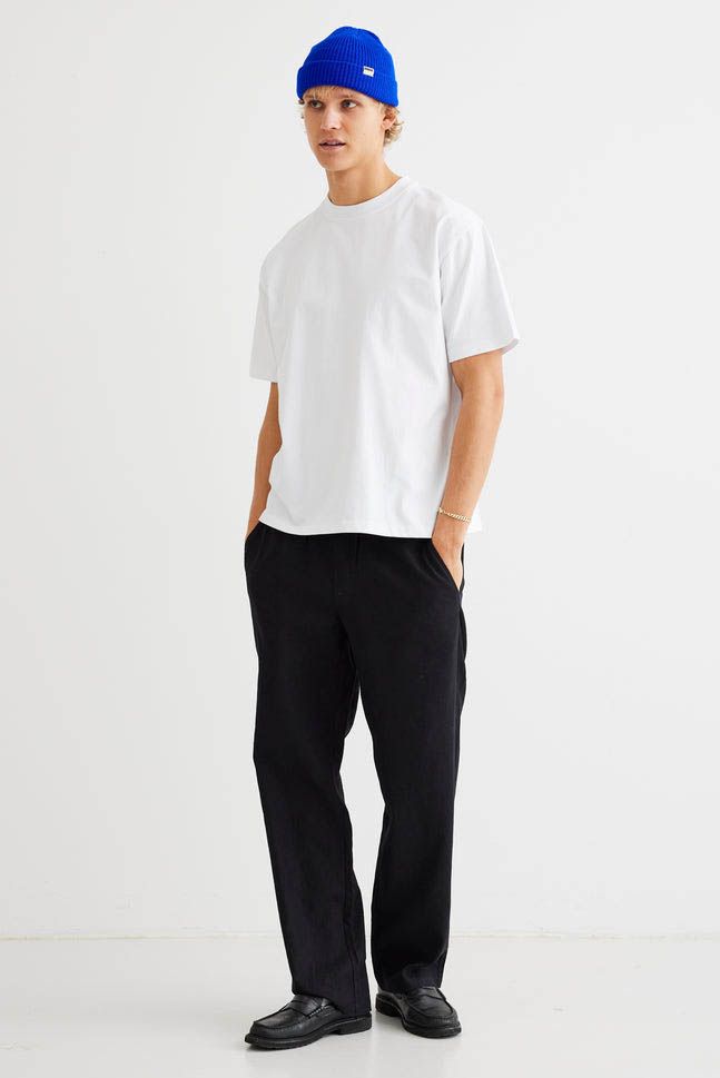 HOSE WBEIK LINEN PANT BLACK