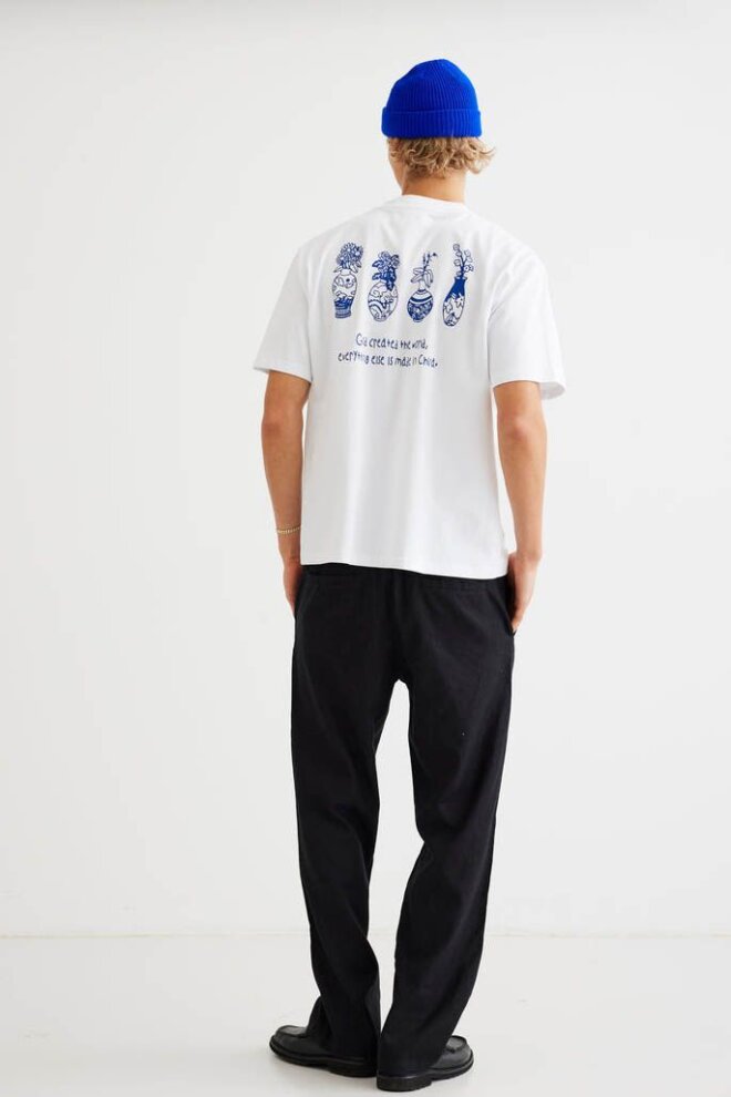 HOSE WBEIK LINEN PANT BLACK
