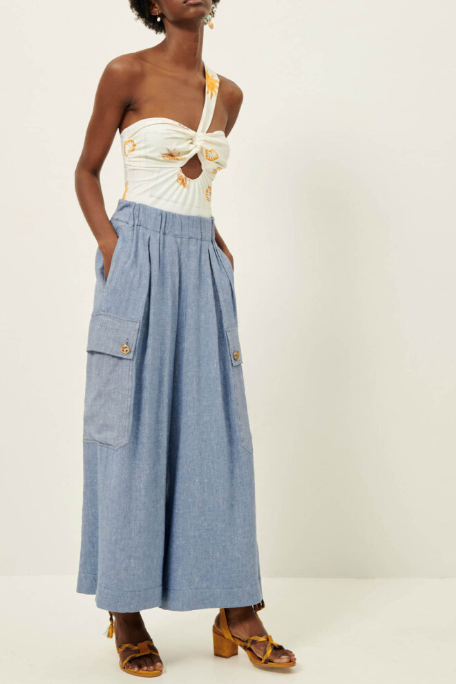 HOSE ISLA CARGO FOREVER BLUE