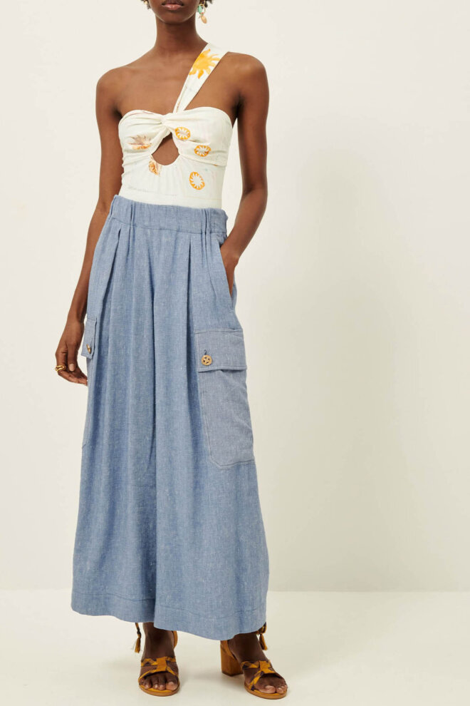 HOSE ISLA CARGO FOREVER BLUE