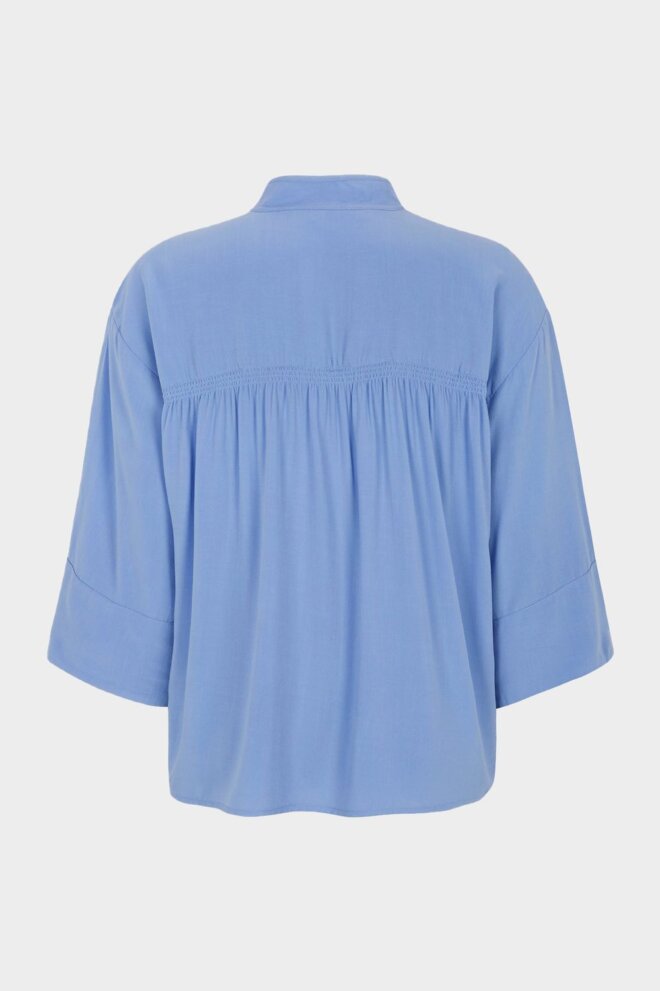 BLUSE SRPANSY WIDE SHIRT HYDRANGEA