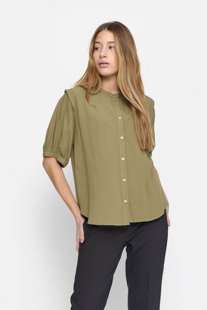 BLUSE SRPANSY SHIRT MARTINI OLIVE