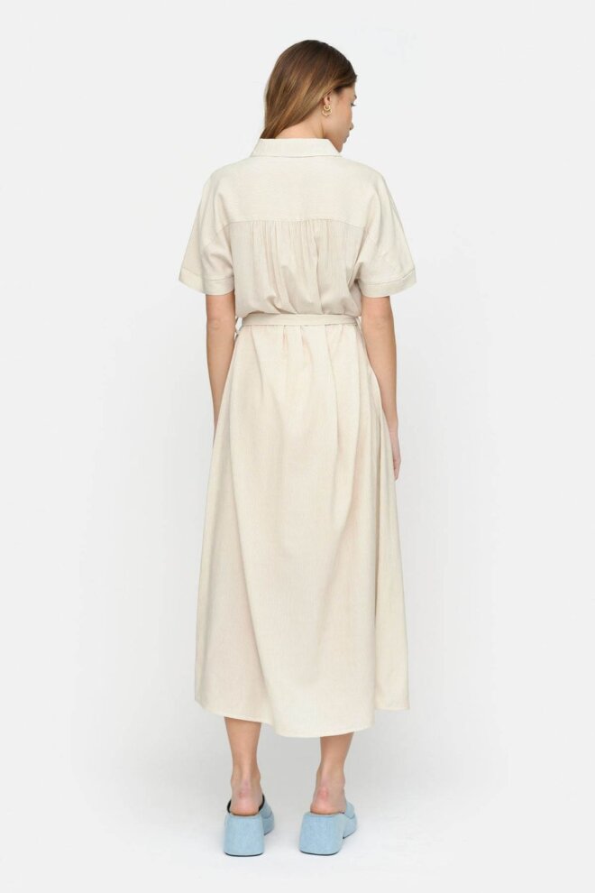 KLEID SRADELINE MIDI DRESS OLIVE GRAY