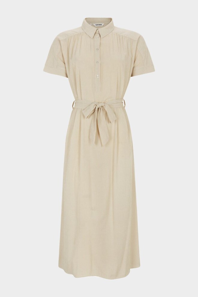 KLEID SRADELINE MIDI DRESS OLIVE GRAY