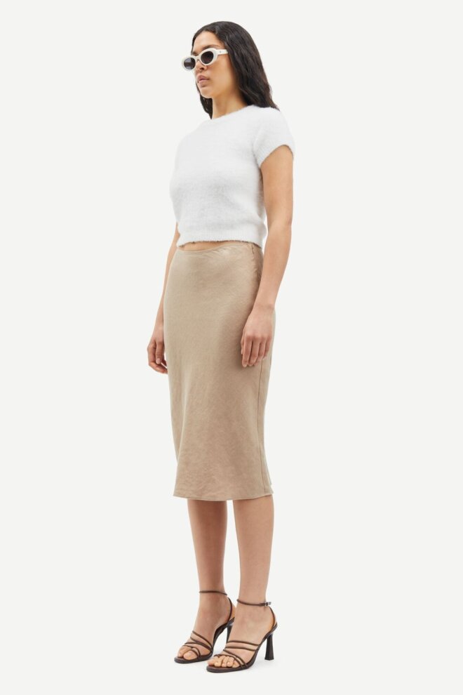 ROCK SAAGNETA SKIRT14329 CHINCHILLA