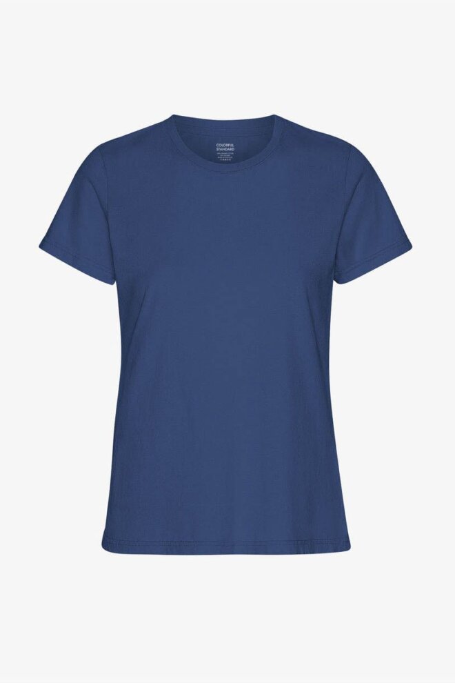 SHIRT WOMEN LIGHT ORGANIC TEE MARINE BLUE