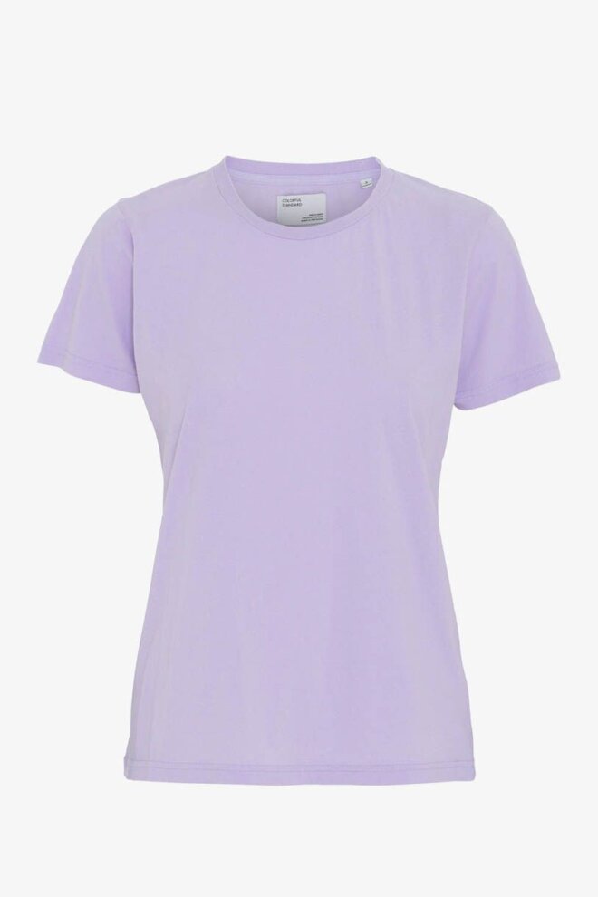 SHIRT WOMEN LIGHT ORGANIC TEE SOFT LAVEND