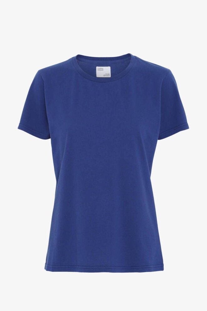 SHIRT WOMEN LIGHT ORGANIC TEE ROYAL BLUE