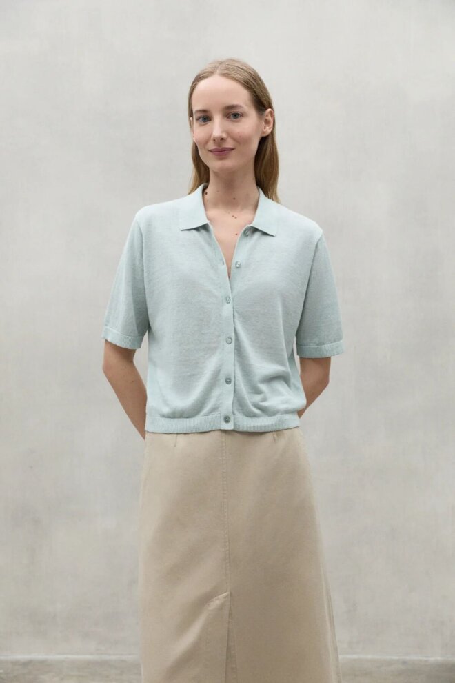 POLO JUNIPERALF KNIT WOMAN 149 BABY BLUE