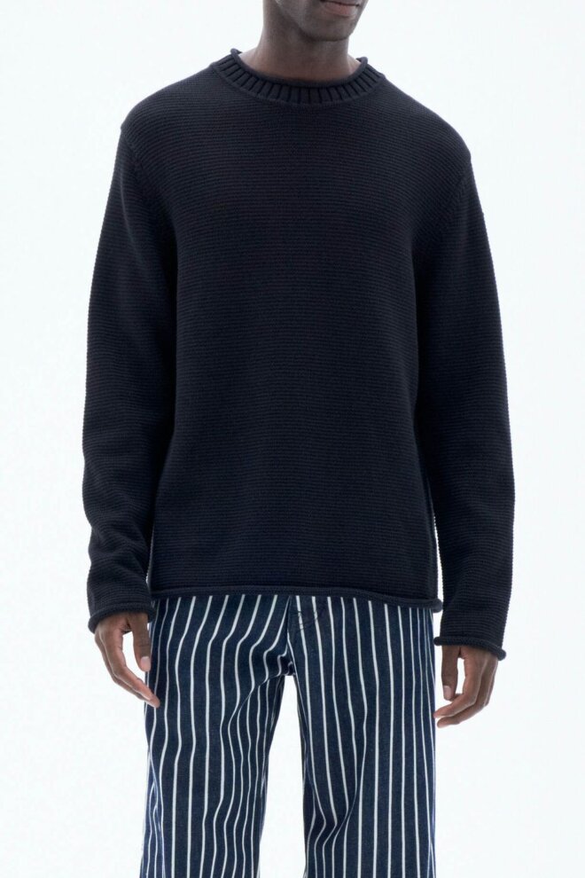 PULLOVER 30360 ROLLED HEM SWEATER 1433