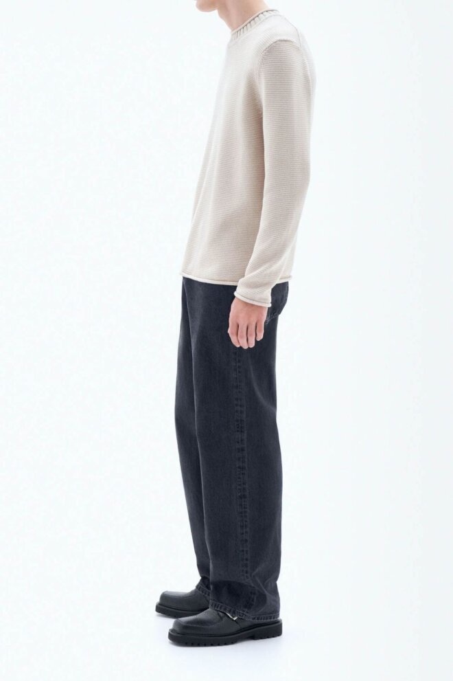 PULLOVER 30360 ROLLED HEM SWEATER 9942