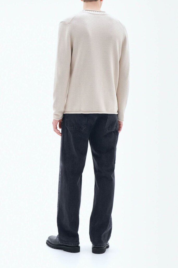 PULLOVER 30360 ROLLED HEM SWEATER 9942