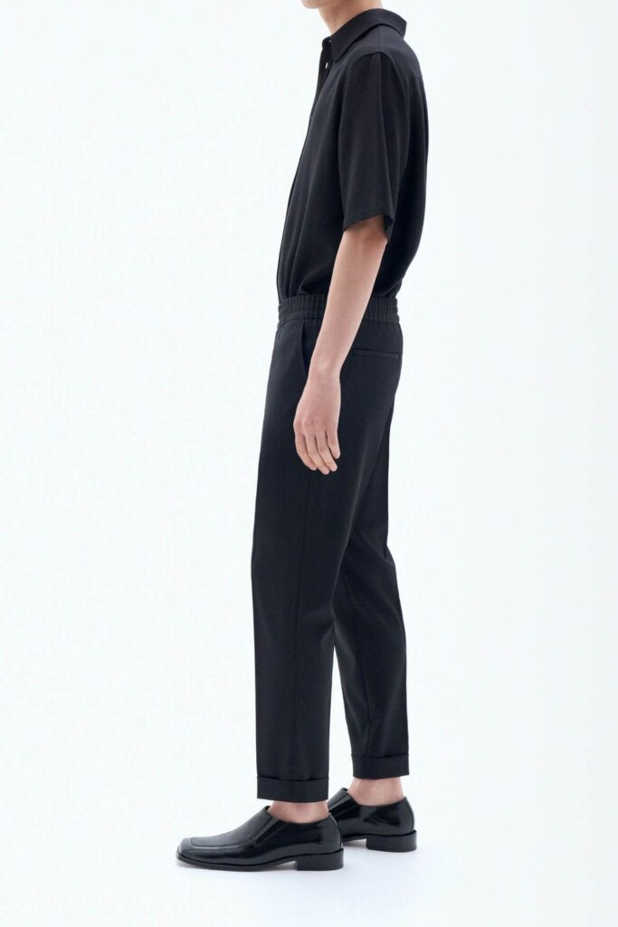 HOSE 29110 TERRY CROPPED TROUSERS 1433
