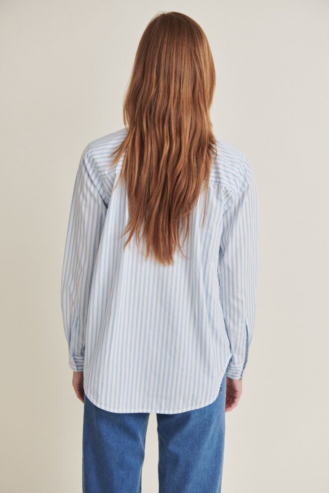 BLUSE AYA SHIRT BIRCH/ALASKAN BLUE