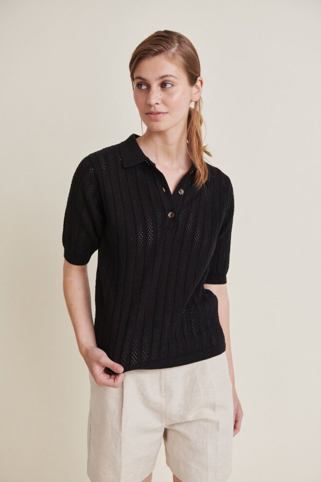 POLO TRICIA POLO BLACK
