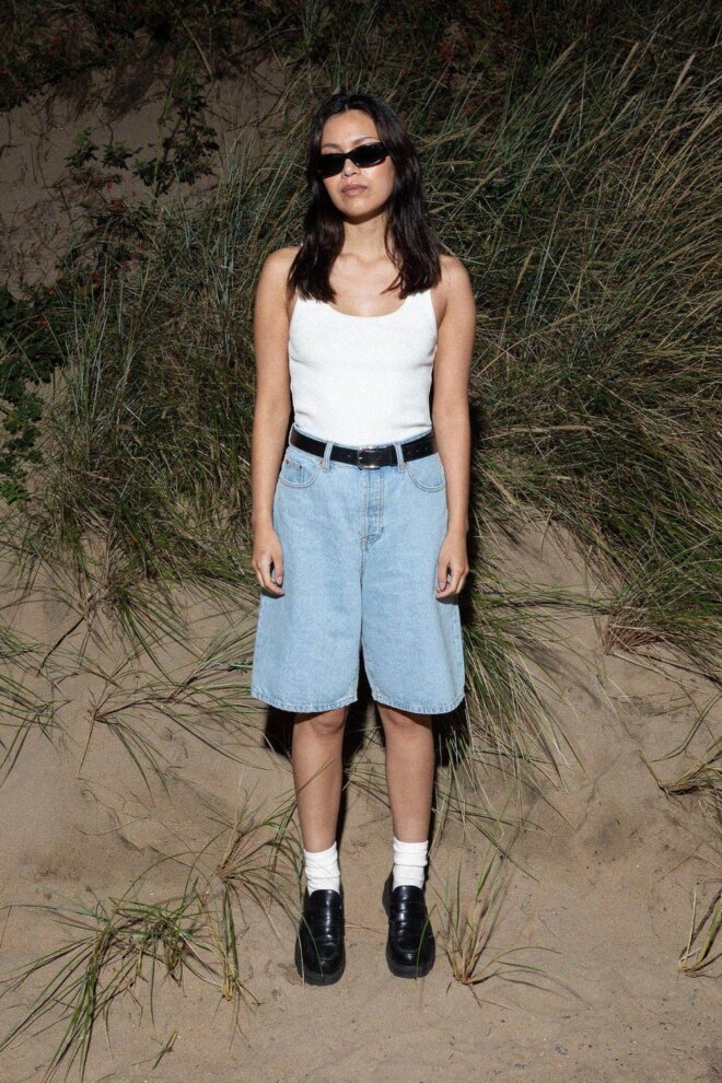 SHORT BELLA SHORTS STREAM LIGHT RETRO