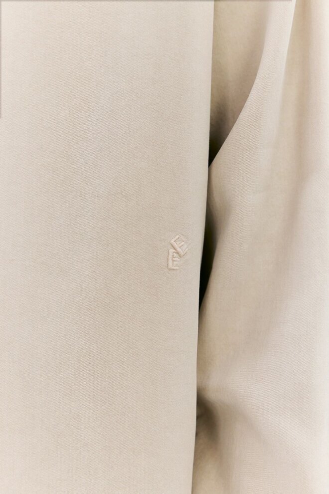 HEMD OSSIAN TENCEL SAND GREY