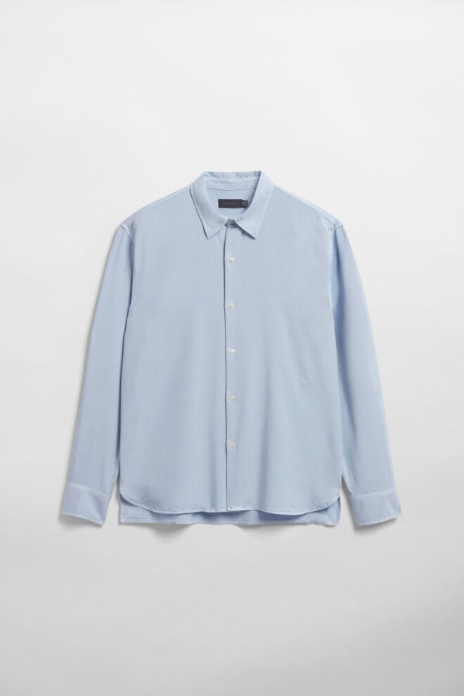 HEMD OSSIAN TENCEL LIGHT BLUE