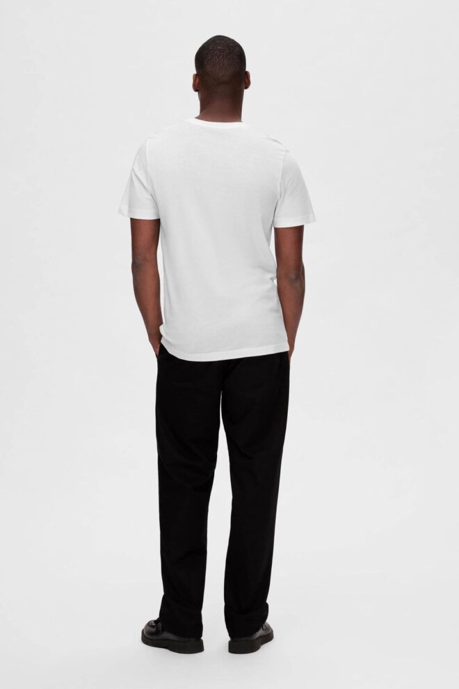SHIRT 16094134 SLHCORMAC BLACK/WHITE/NAVY