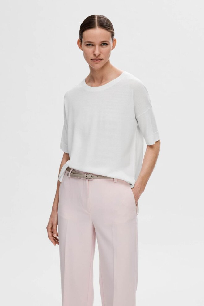 PULLOVER 16065731 SLFWILLE SS KNIT O- NECK S