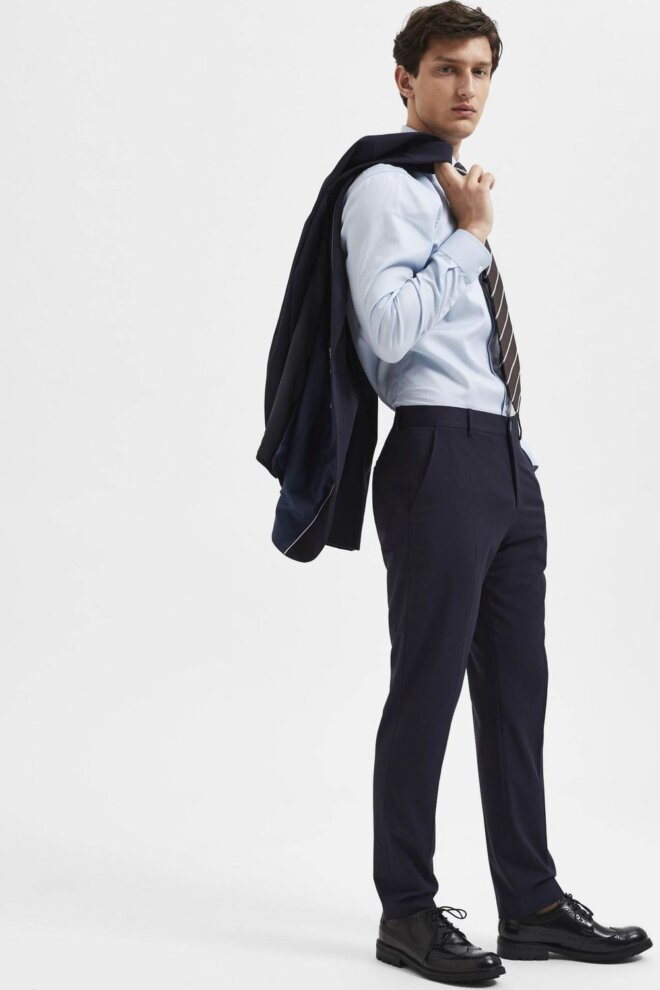 HOSE 16087825 SLHSLIM LIAM TRS NAVY