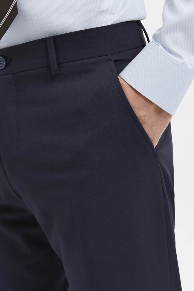 HOSE 16087825 SLHSLIM LIAM TRS NAVY