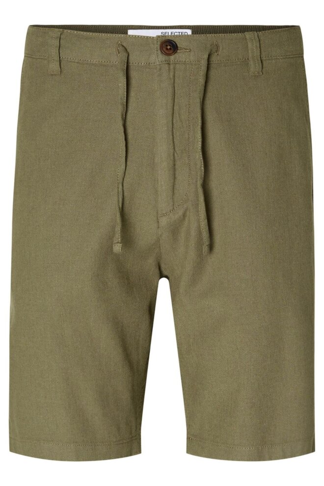SHORT 16087638 SLHREGULAR BURNT OLIVE