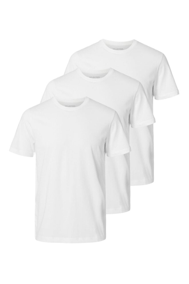 T-SHIRT 16094134 SLHCORMAC SS O-NECK BRIGHT