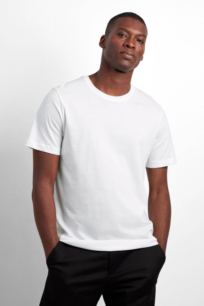 T-SHIRT 16094134 SLHCORMAC SS O-NECK BRIGHT