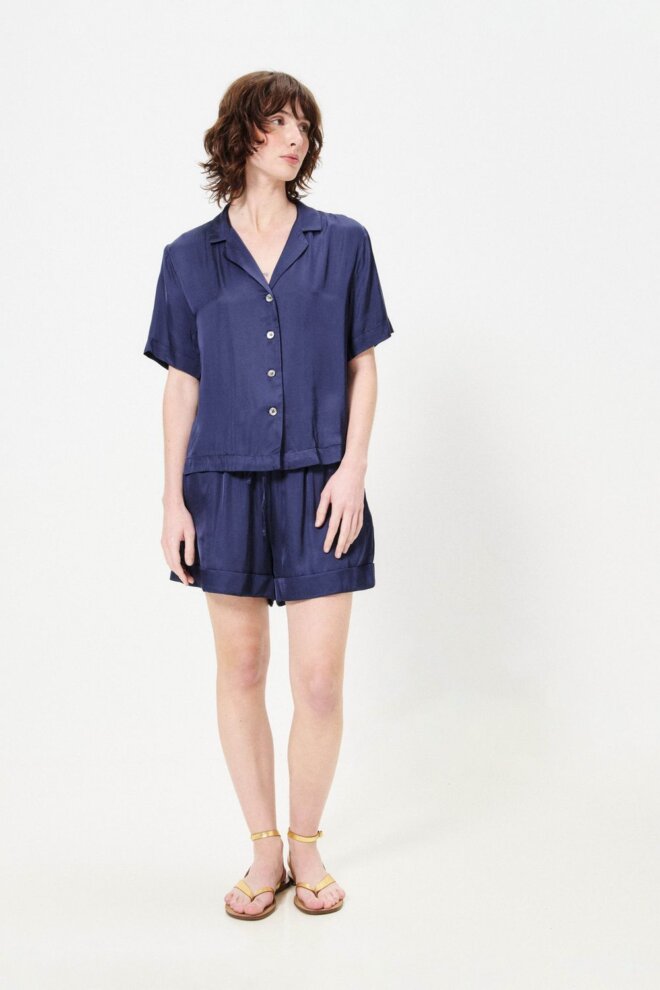 SHORT NOELLE BLEU MARINE