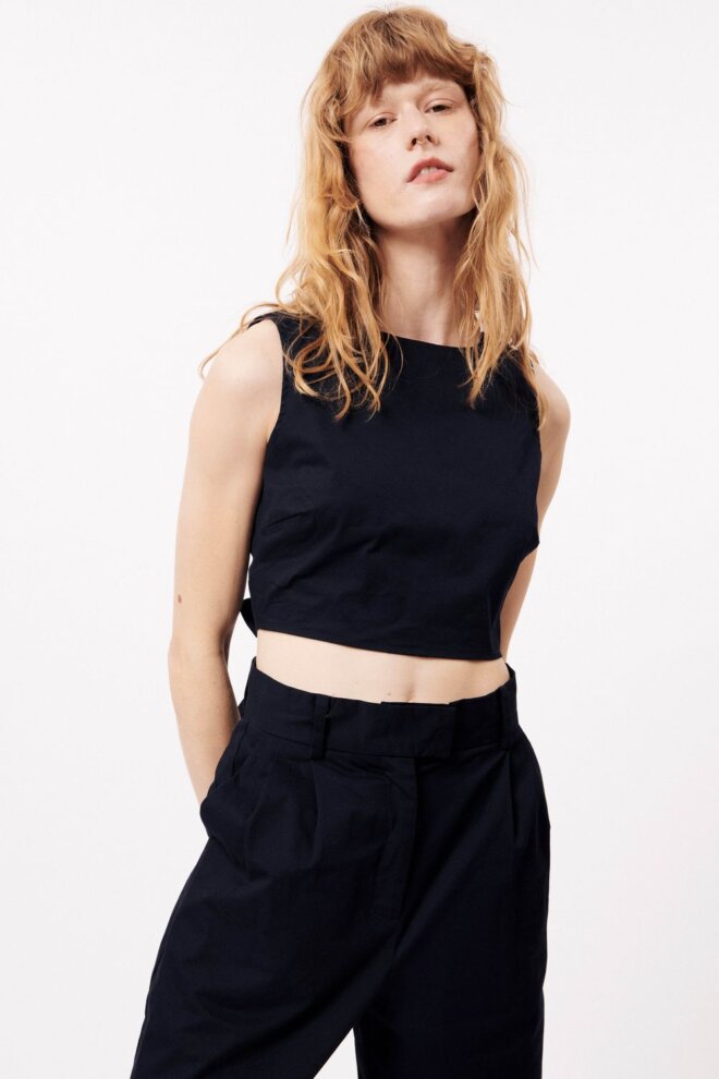 HOSE ALBANE F12624 BLEU MARINE