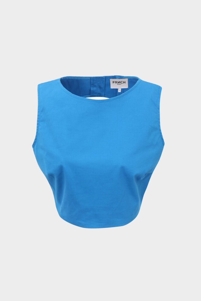 SHIRT F12623 BLEU ELECTRIQUE